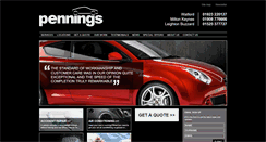 Desktop Screenshot of pennings.co.uk